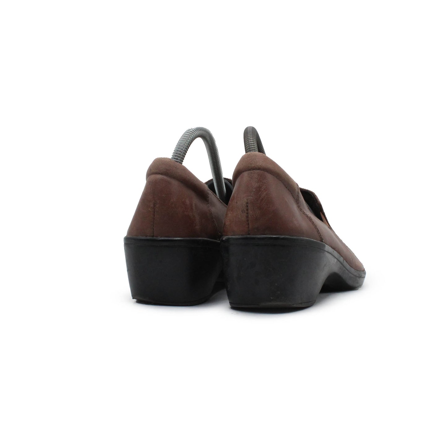 CLARKS BROWN LEATHER SHOE