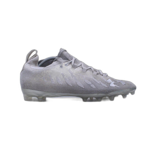 Under Armour Spotlight Lux MC White Metallic Silver Cleat