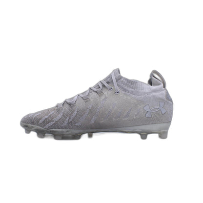 Under Armour Spotlight Lux MC White Metallic Silver Cleat