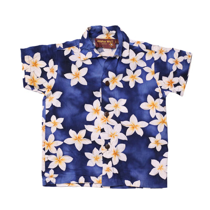 ALPHA MO'I KIDS FLORAL SHIRT