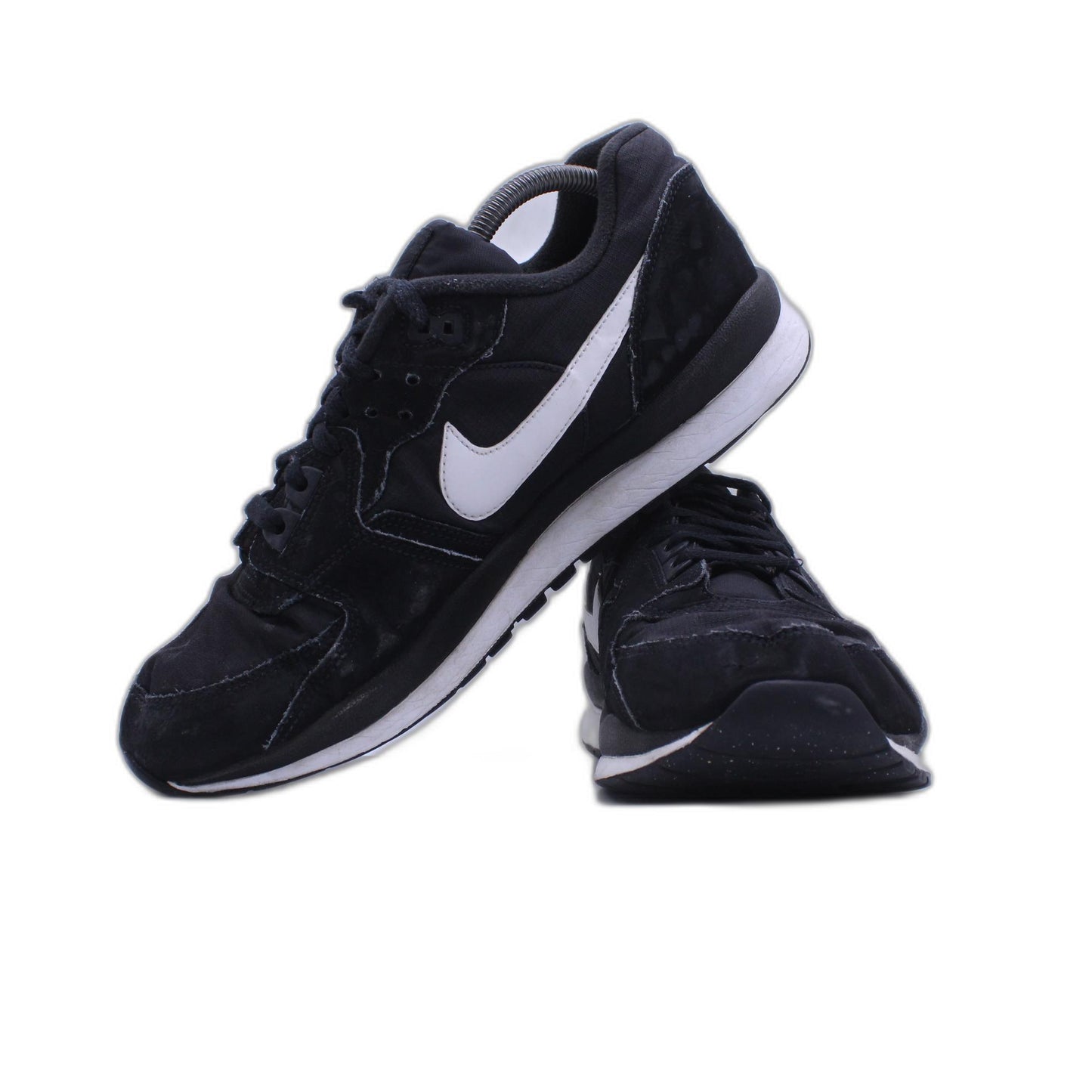 Nike Air Black Leather Sneaker Trainer