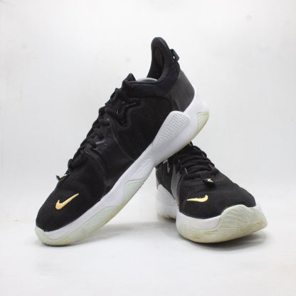 Nike PG 5 Black Hold White Basketball Shoes