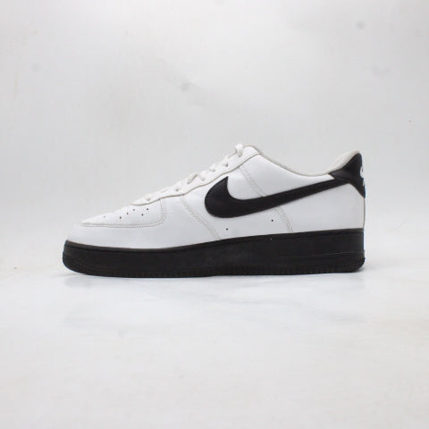 Nike Men's Air Force 1 Low White Black Sole Shoes