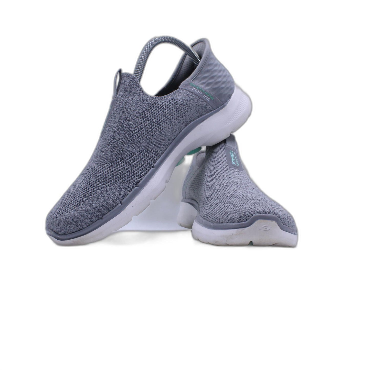 Skechers Slip- Ins Go Walk 7 Springtime Gray Running Shoes