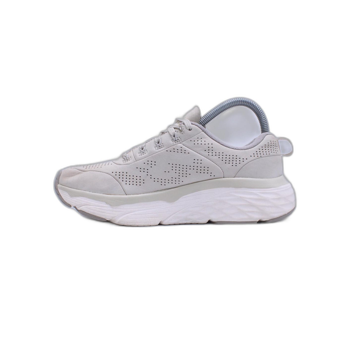 Skechers Mesh Lace Up D'Lux Walker Shoes Infinite Motion White