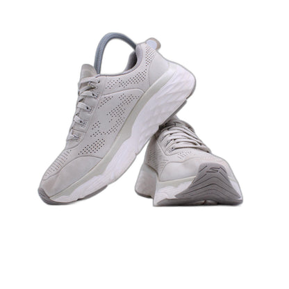 Skechers Mesh Lace Up D'Lux Walker Shoes Infinite Motion White