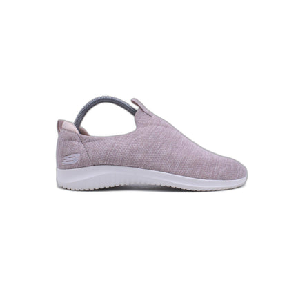 SKECHERS Purple Ultra Flex Knit Slip On Sneakers