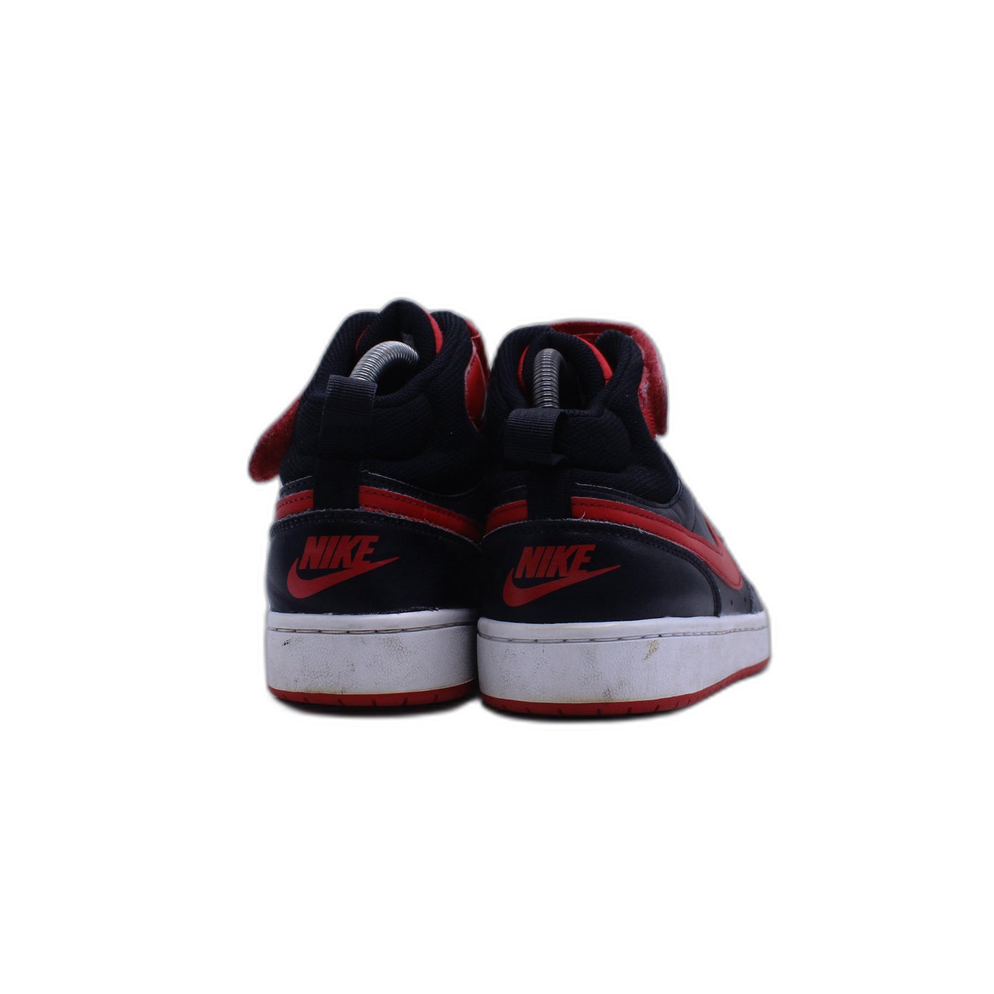 Nike Boys Court Borough Mid 2 CD7782-003 Red Basketball Shoes