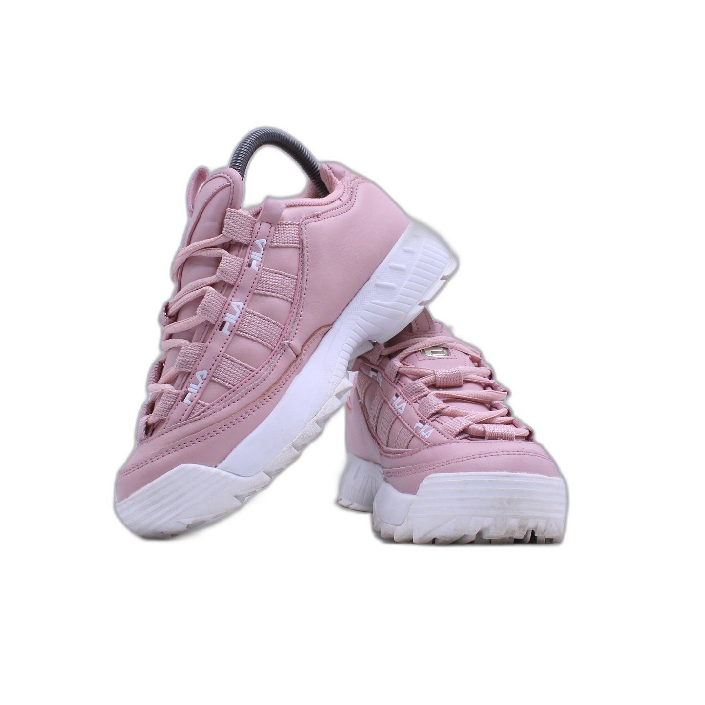 Fila Women D Formation Sneakers Pink Lace Up Casual