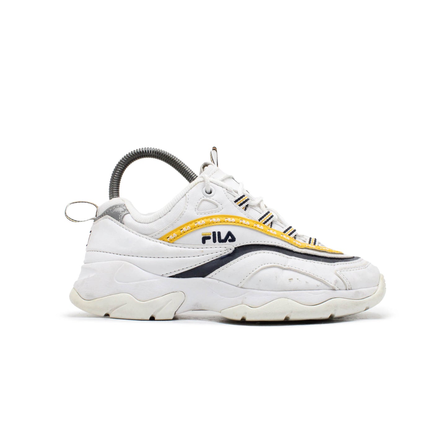 Fila Ray White Yellow Chunky Trainers