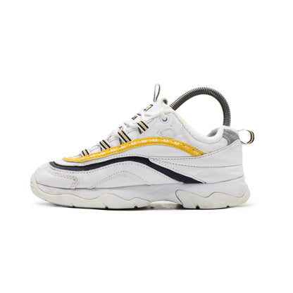 Fila Ray White Yellow Chunky Trainers