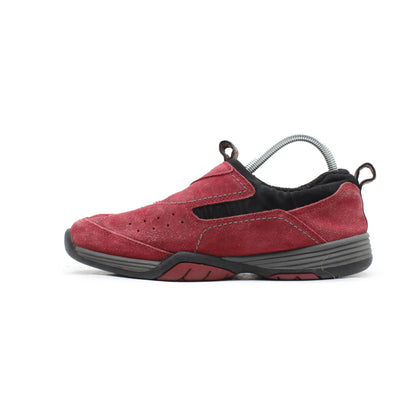 LANDS END RED SLIP ON