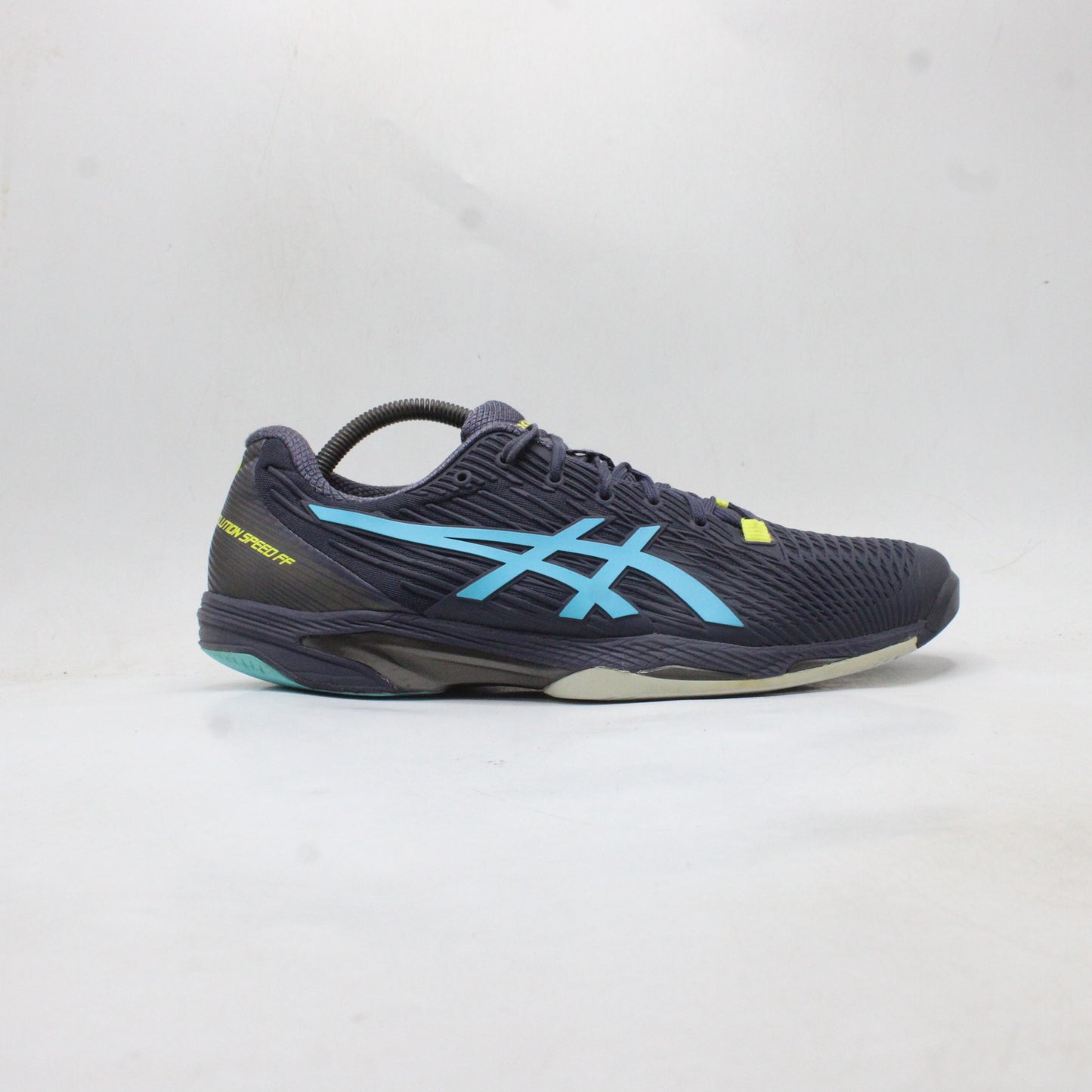 Asics Solution Speed FF Mens Black Athletic Tennis Shoes Sneakers