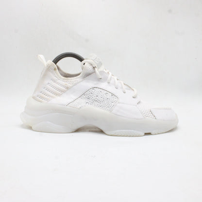 Madden NYC Women's Rhinestone sparkle Athletic Sneakers Embellished White