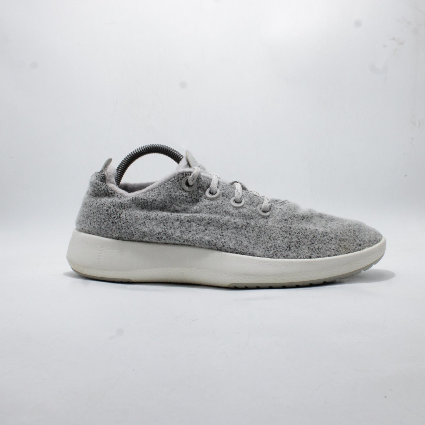 Allbirds Womens Grey Wool Runners Low Top Lace Up Shoes