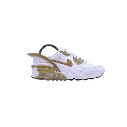 Nike Air Max 90 FlyEase White Metallic Gold Shoes