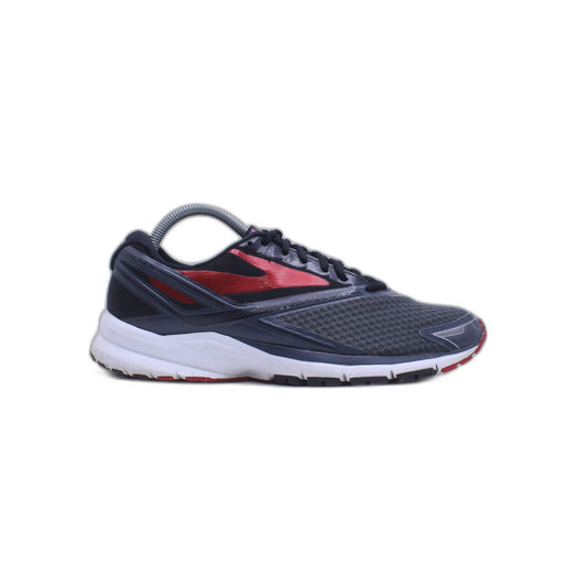 Brooks Launch 4 Black Grey Red Training Performance Sneakers Men's