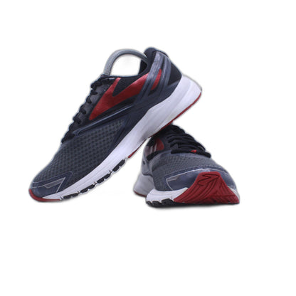 Brooks Launch 4 Black Grey Red Training Performance Sneakers Men's