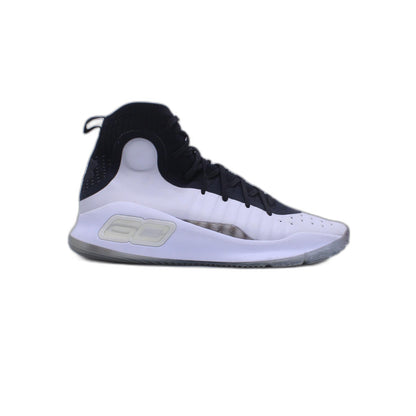 Under Armour Curry 4 Black White Basketball Shoe