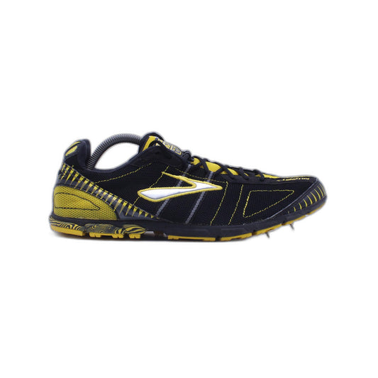 Brooks Mach 12 Men's Cross Country Running Shoes Spikeless Black Yellow