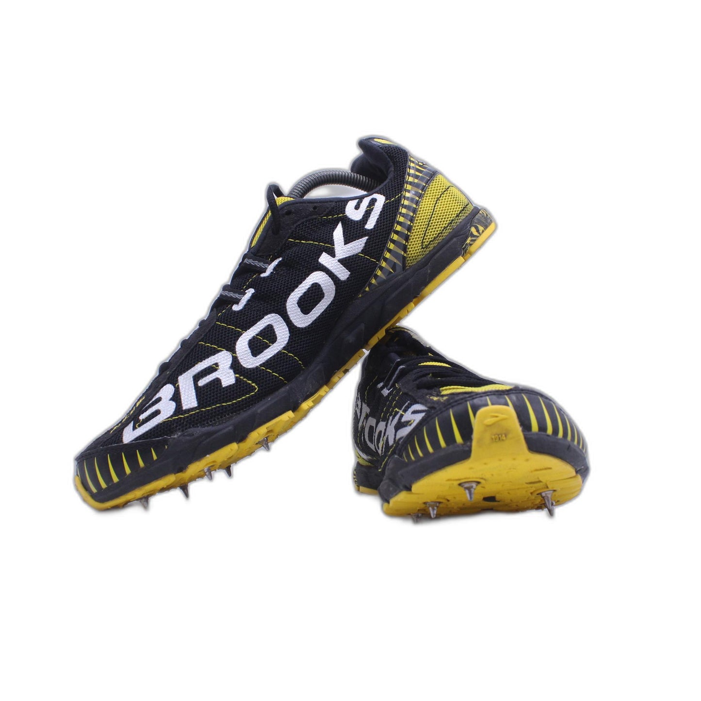 Brooks Mach 12 Men's Cross Country Running Shoes Spikeless Black Yellow