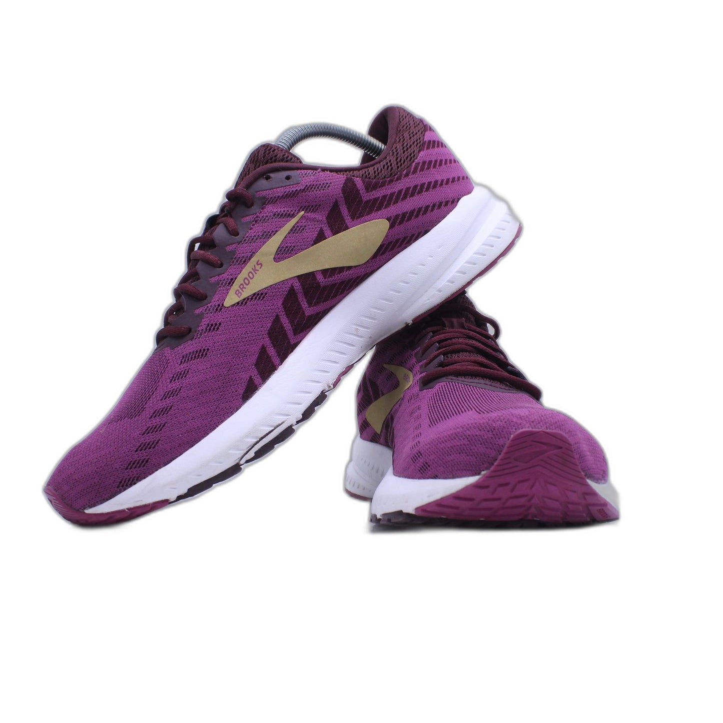 Brooks Launch 6 (Medium) Running Shoes Aster Fig Gold