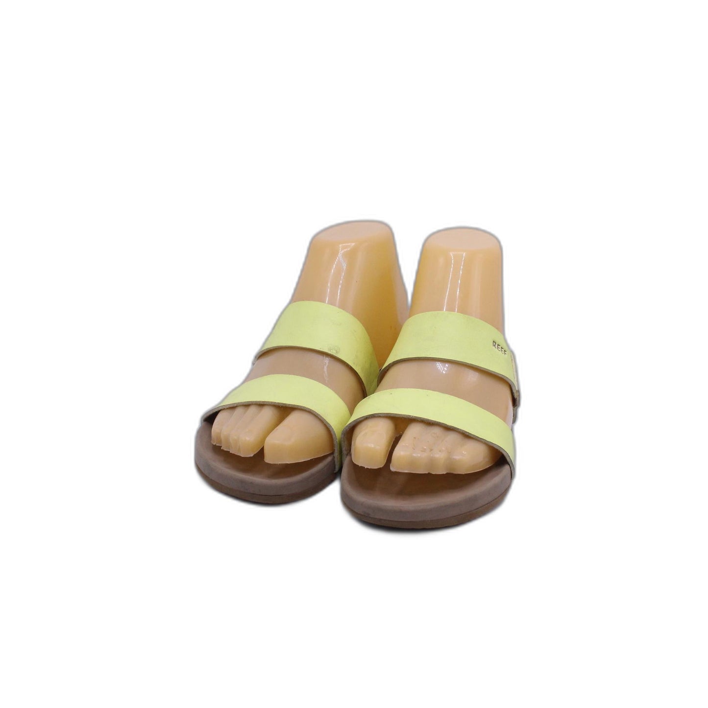 Amanda Blu Sandal Womens Beige Green Ella Strap Slide