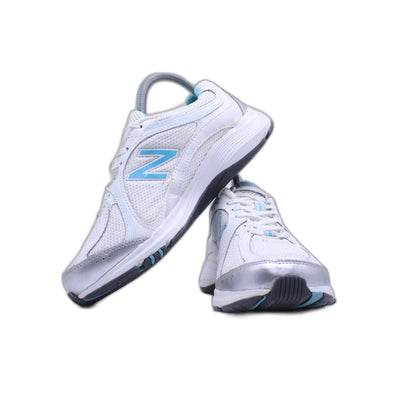 New Balance 496 V2 Running Shoes White Blue Sneakers