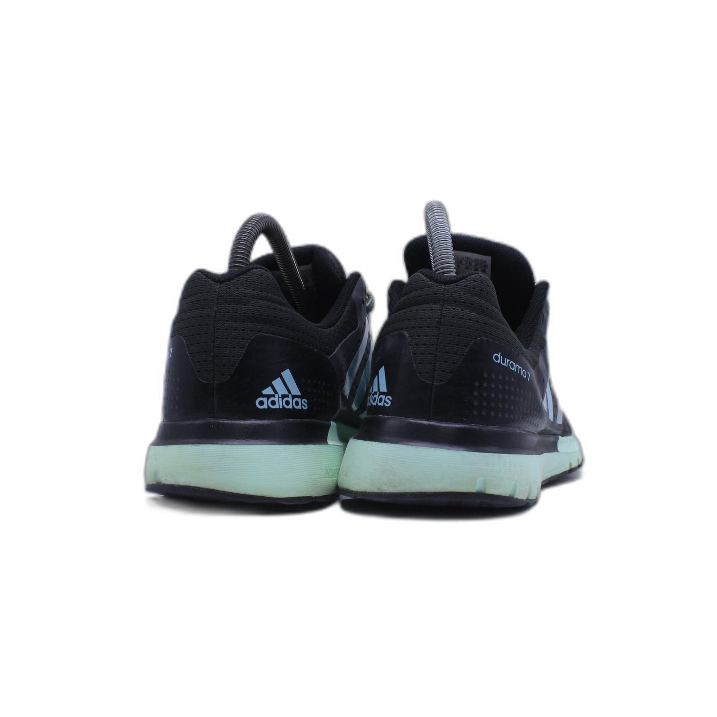 ADIDAS 'Duramo 7' Black Green Running Shoes