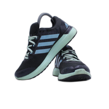 ADIDAS 'Duramo 7' Black Green Running Shoes