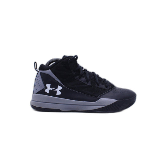 Under Armour 1274067-001 Boys  Black  Lace Up Hi Top Sneakers