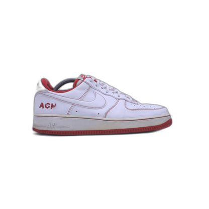 Nike Air Force 1 White University Red Contrast Stitch Men’s