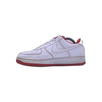 Nike Air Force 1 White University Red Contrast Stitch Men’s