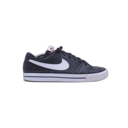 Nike Black Leather Court Legacy Canvas Mens Casual Air Force Shoe