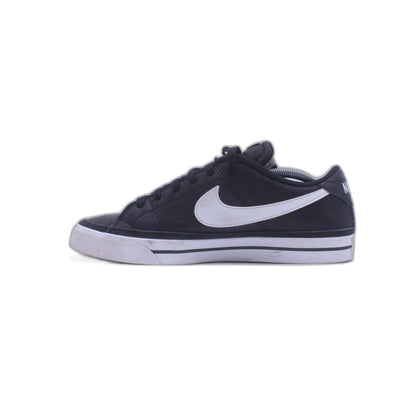 Nike Black Leather Court Legacy Canvas Mens Casual Air Force Shoe