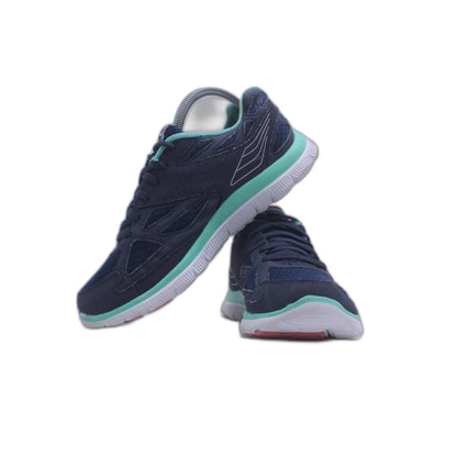 Skechers 12982 Summits-Suited Navy Blue Memory Foam Lace Up Trainers