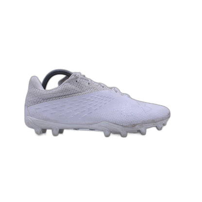 Under Armour Blur Smoke MC White Grey Football Cleats