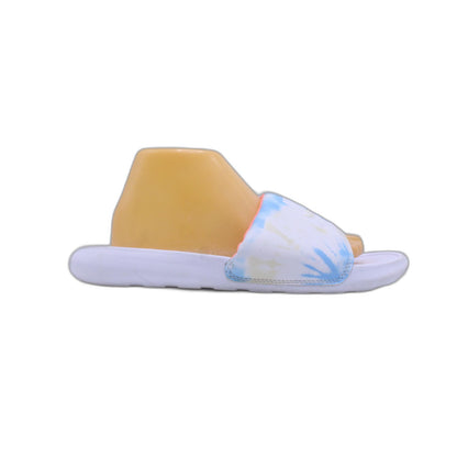 NIKE Benassi JDI White Blue Floral Sandal