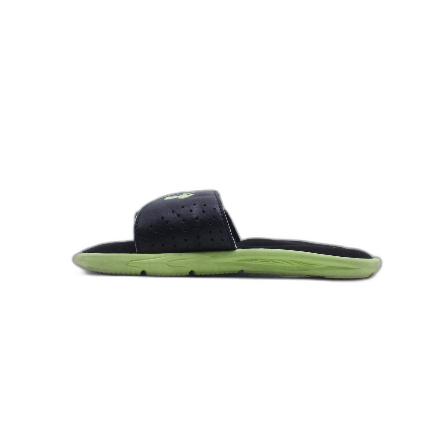 Under Armour  Youth Foam Bed Black/green Slides