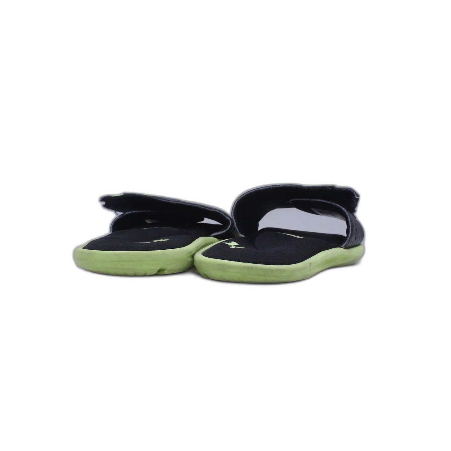 Under Armour  Youth Foam Bed Black/green Slides