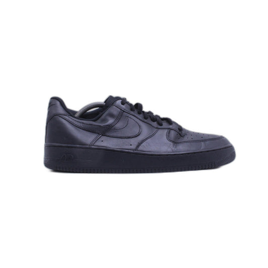 Nike Air Force 1 Black Leather Low '07 Men's Shoes