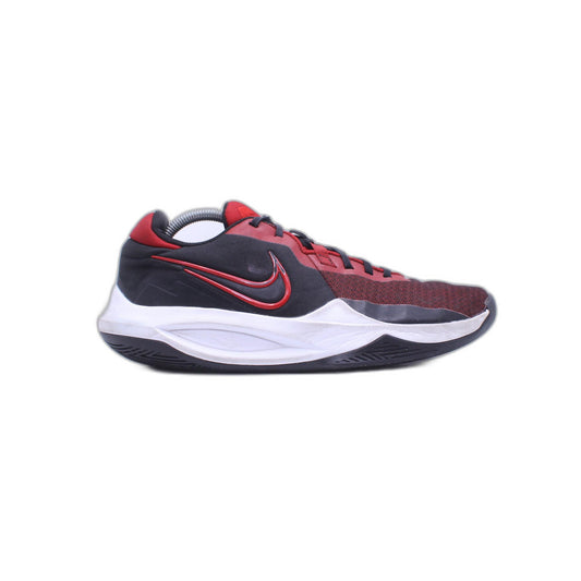 Nike Mens Precision 6 Black Red Athletic Basketball Sneakers