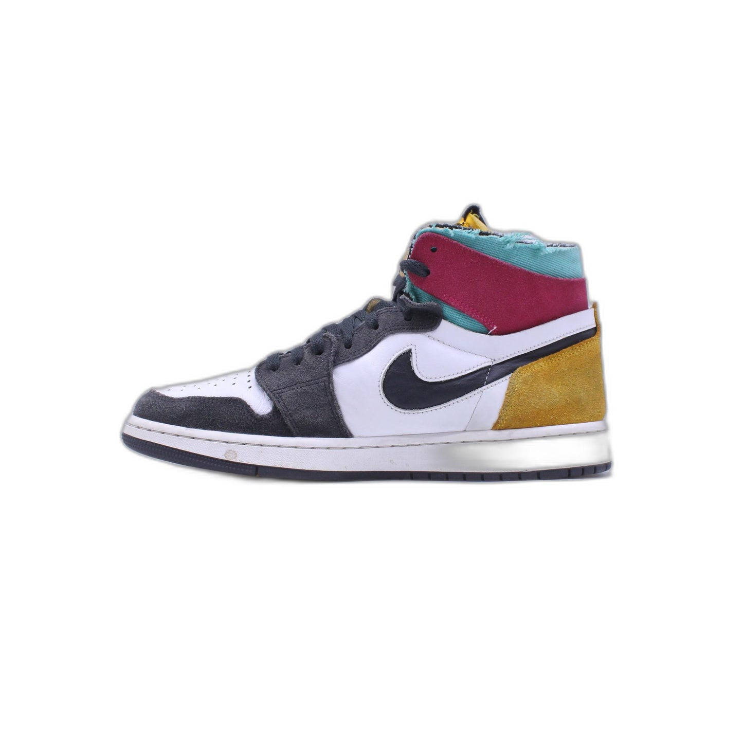 Nike Air Jordan 1 Zoom Air CMFT Multicolor Red Aqua Gold Sneaker