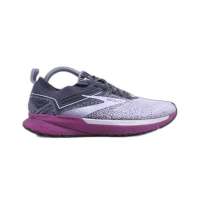 Brooks Ricochet 3 Womens Gray Purple Running Shoe