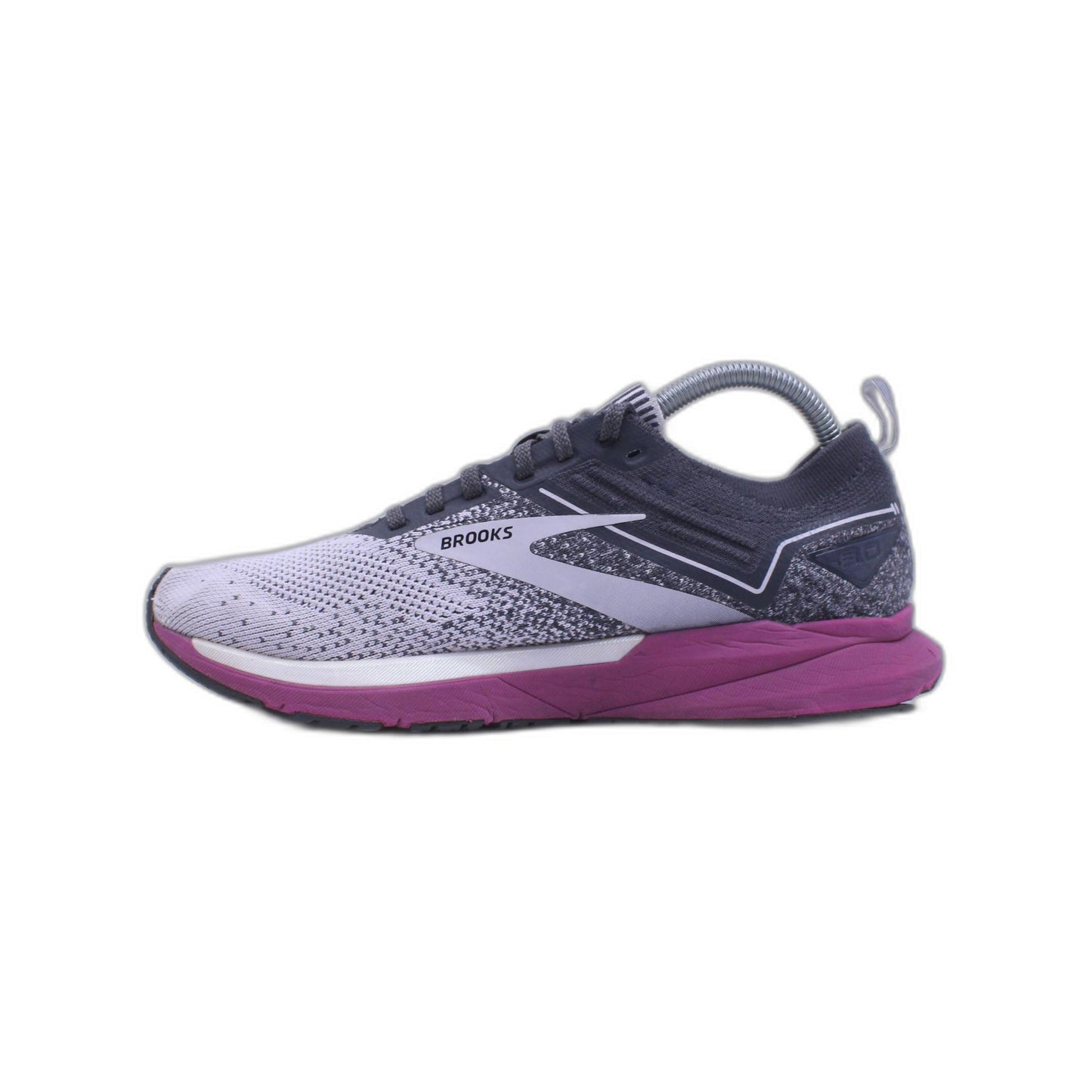 Brooks Ricochet 3 Womens Gray Purple Running Shoe