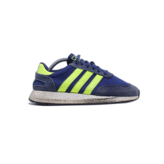 ADIDAS DARK BLUE SOLAR YELLOW MEN'S RUNNING SHOES