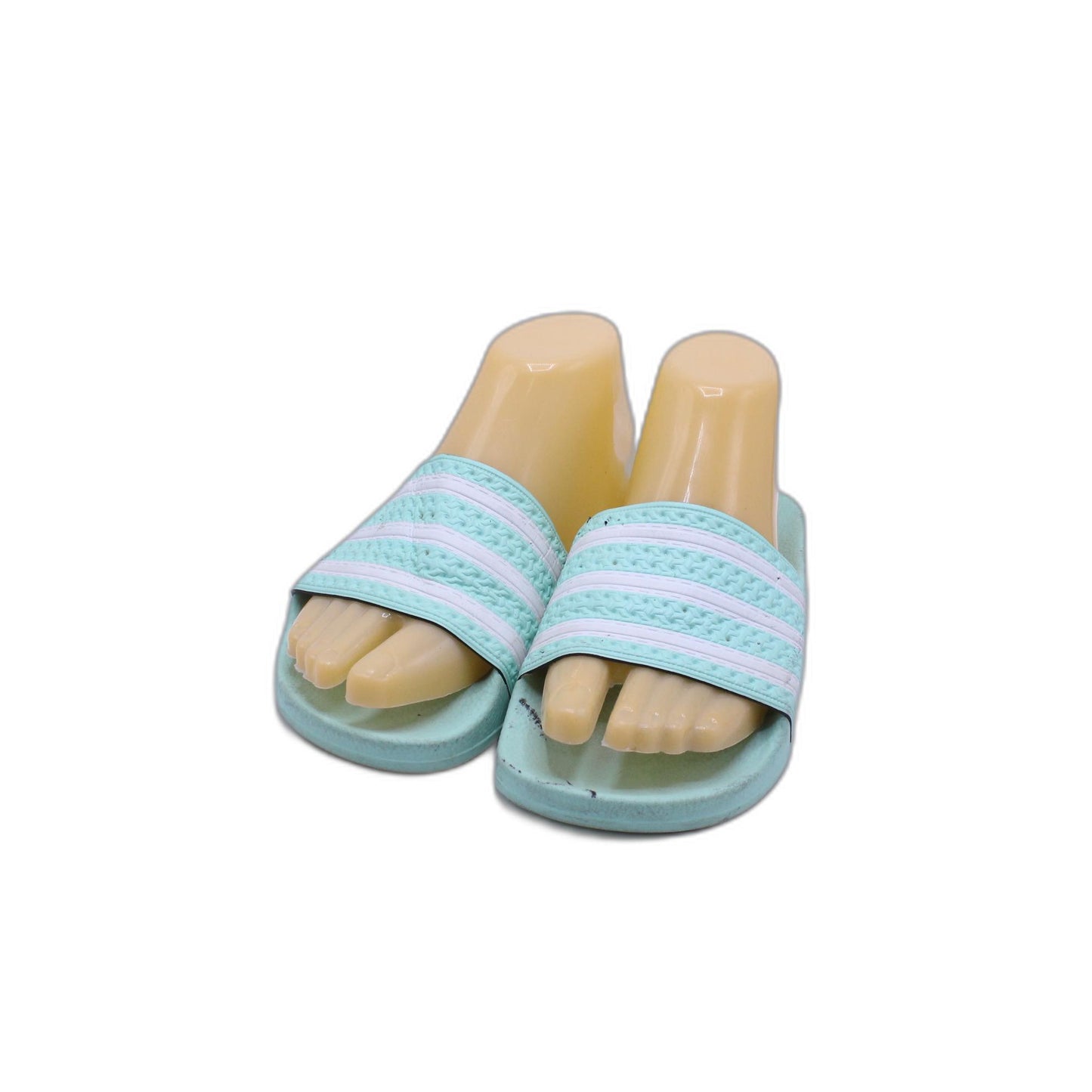 Adidas Adilette Slides Mens Sandals Light Blue Made Italy H03202