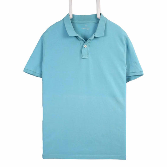 angelo litrico blue polo shirt