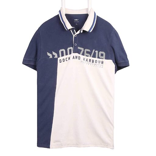 CELIO BLUE WHITE POLO SHIRT